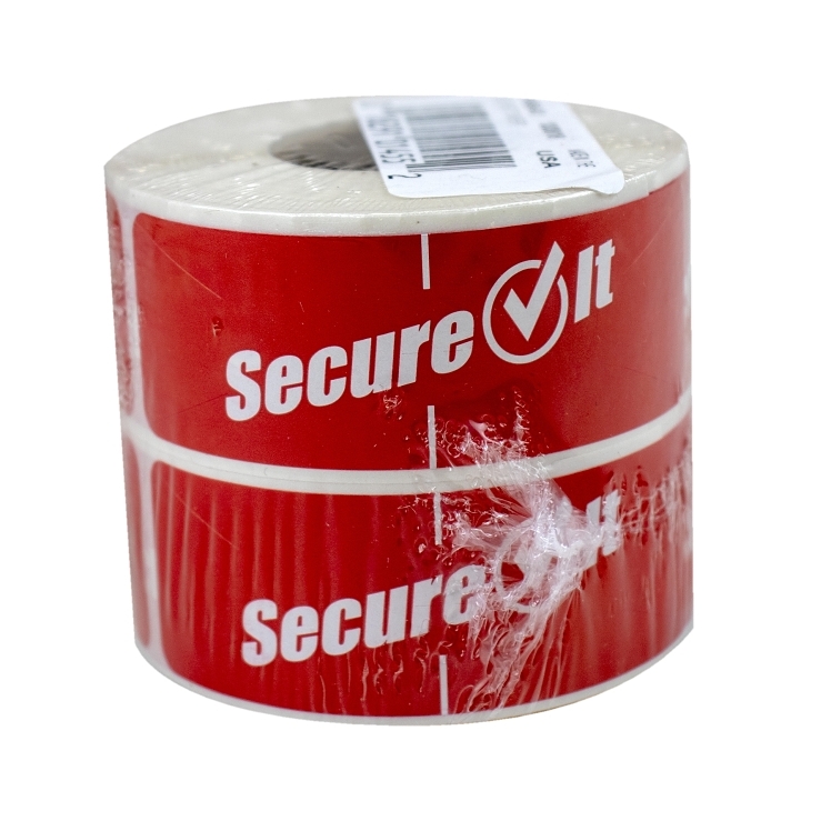 NATIONAL CHECKING SECURE-IT TAMPER RESISTANT RED LABELS