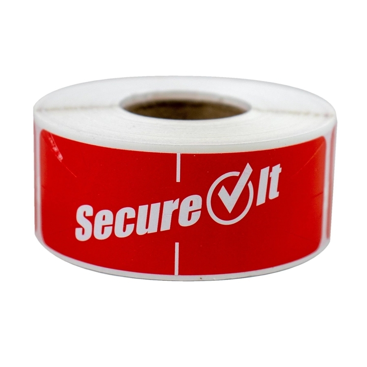 NATIONAL CHECKING SECURE-IT TAMPER RESISTANT RED LABELS