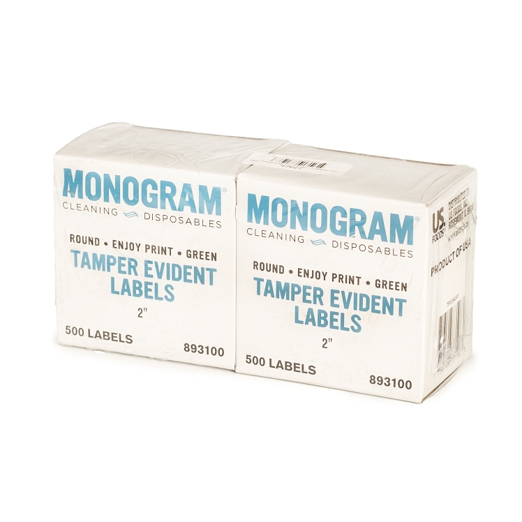 MONOGRAM LABEL, TAMPER EVIDENT ENJOY 2 DOT 500 ROLL