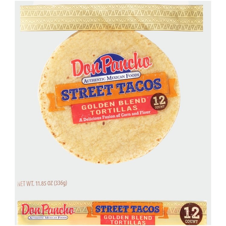 DON PANCHO GOLDEN BLEND STREET TACOS TORTILLA