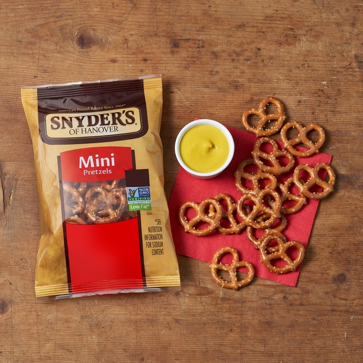 SNYDER'S PRETZEL MINI PLAIN SALTED SINGLE SERVE BAG