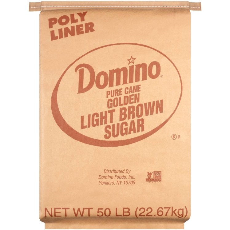 DOMINO BROWN LIGHT GRANULATED CANE SUGAR
