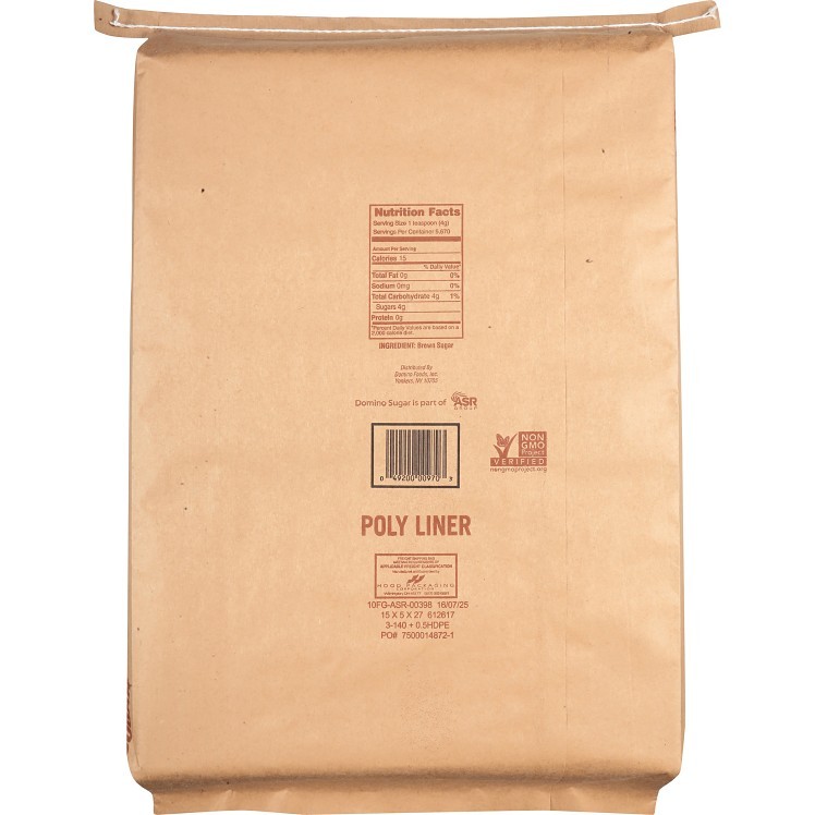 DOMINO BROWN LIGHT GRANULATED CANE SUGAR