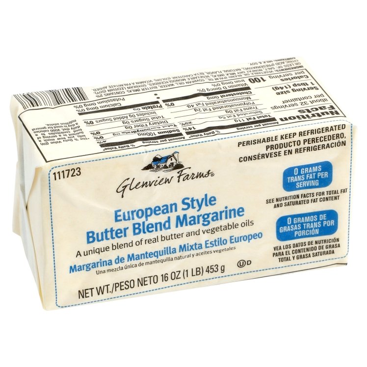 GLENVIEW FARMS MARGARINE EUROPEAN BUTTER BLEND WRAPPED