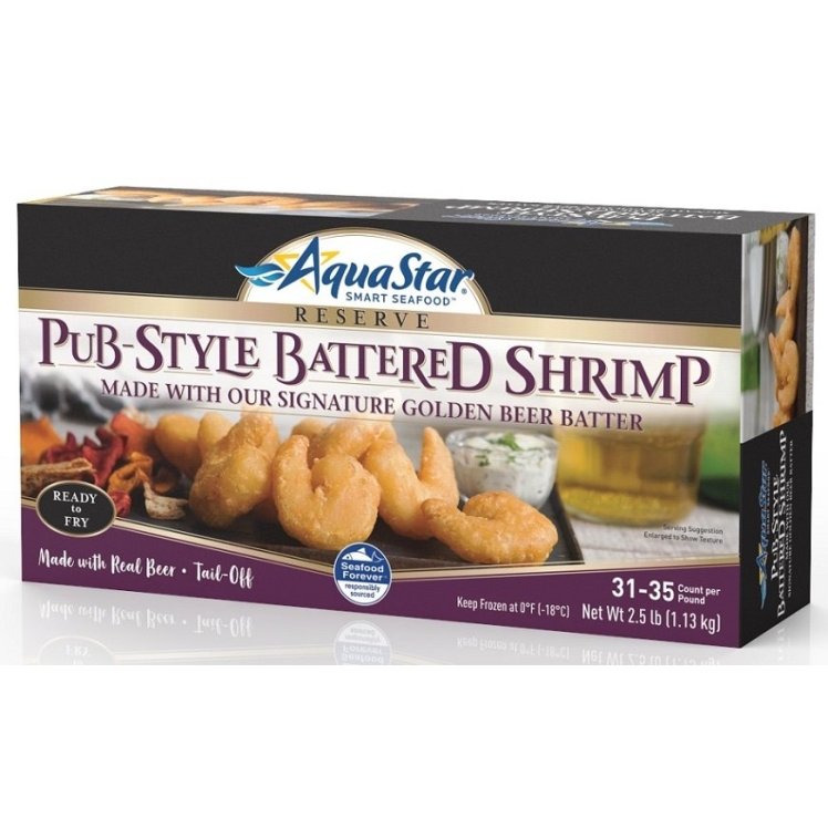 AQUA STAR PUB STYLE BATTERED SHRIMP 31/35