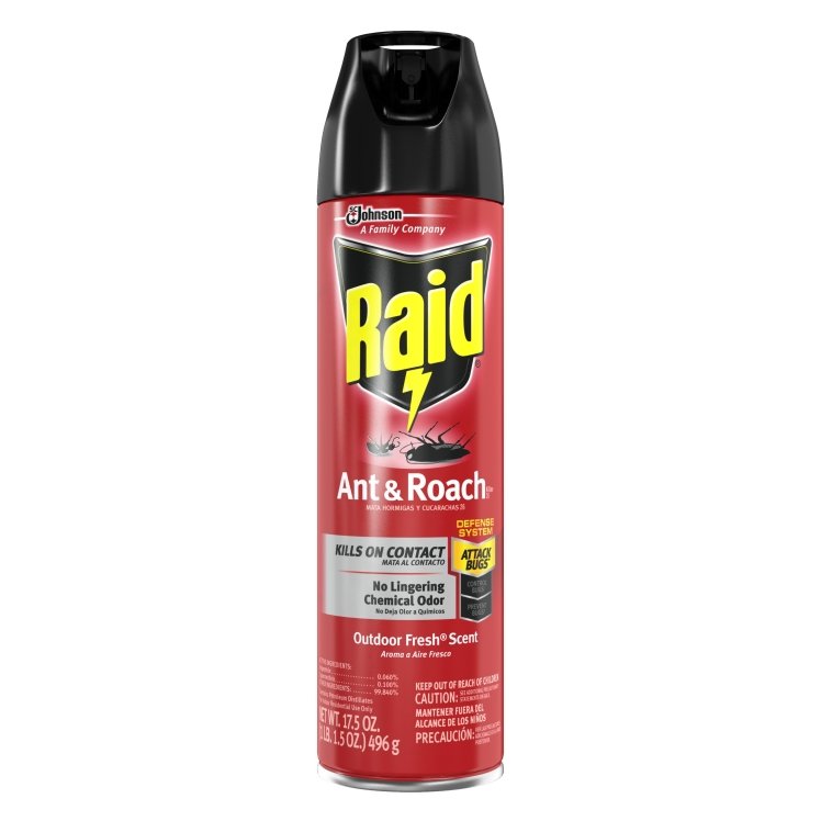 JOHNSON DIVERSIFIED INSECTICIDE, INSECT RAID AEROSOL