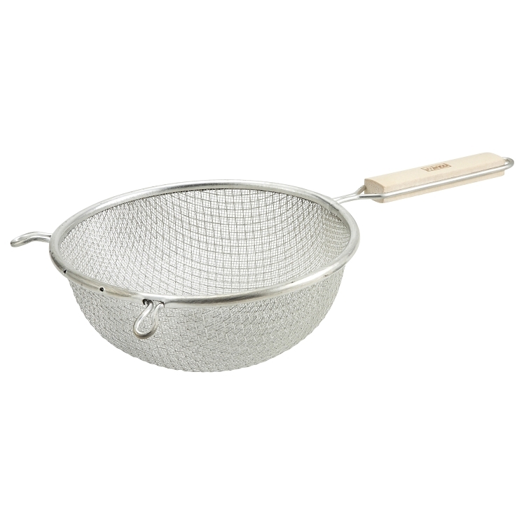 WINCO STRAINER DOUBLE MESH 8 INCH