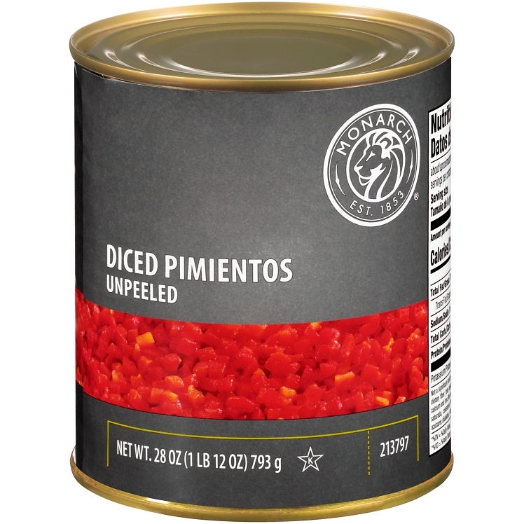 MONARCH PIMIENTO, DICED CANNED