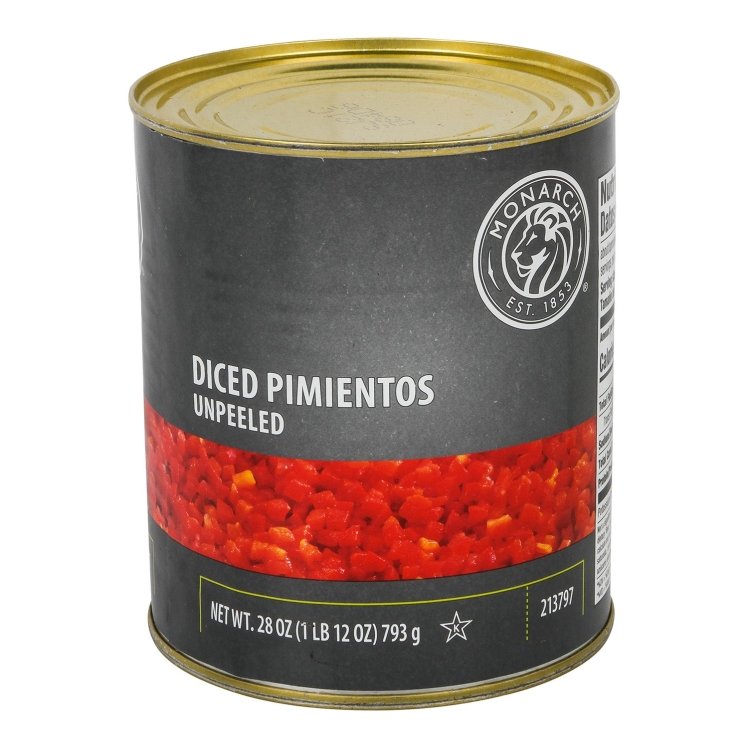 MONARCH PIMIENTO, DICED CANNED