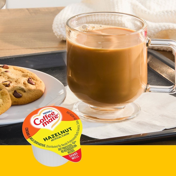 COFFEE-MATE CREAMER SINGLES HAZELNUT