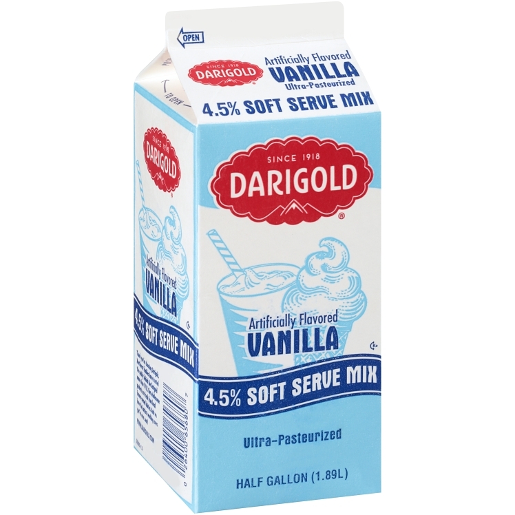 DARIGOLD VANILLA SOFT SERVE MIX 4.5%