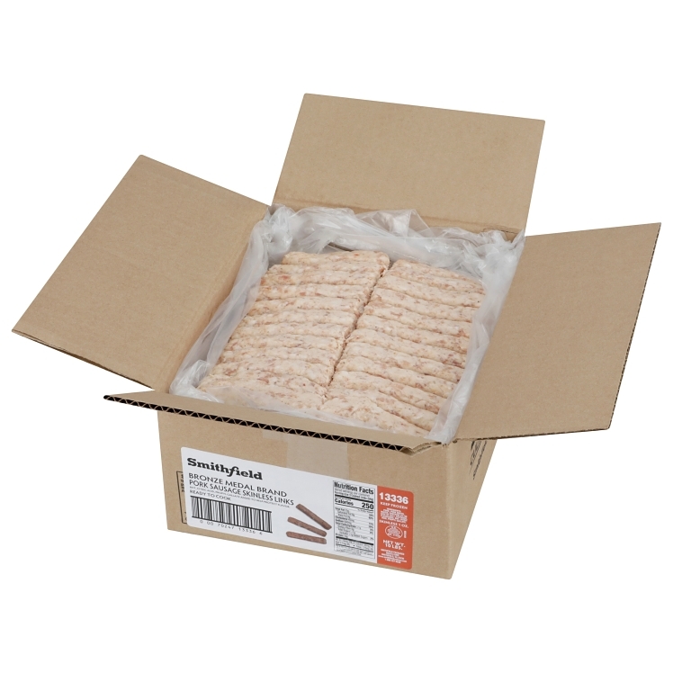SMITHFIELD FARMLAND BRONZE MEDAL SAUSAGE LINKS 1 OZ SKINLESS 13336