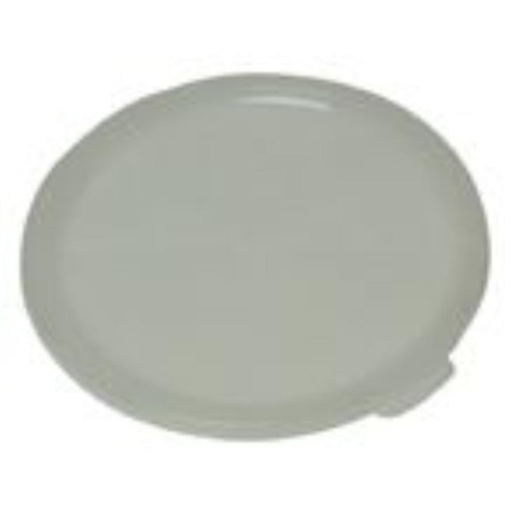 CAMBRO COVER FOOD CONTAINER 2-4 QUART WHITE POLYETHYLENE ROUND LID