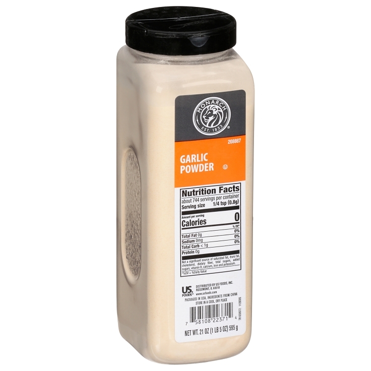 MONARCH SPICE GARLIC POWDER PLASTIC SHAKER