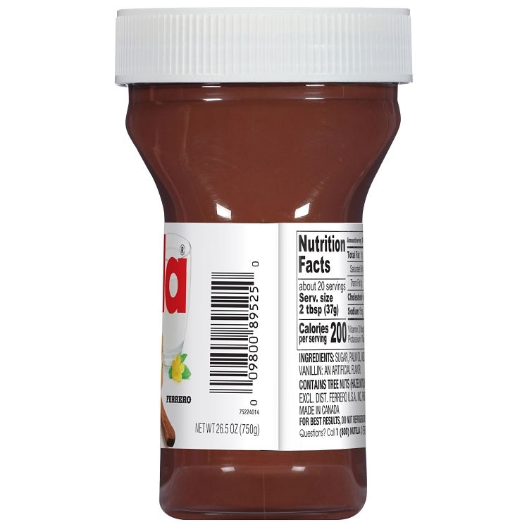 NUTELLA HAZELNUT SPREAD