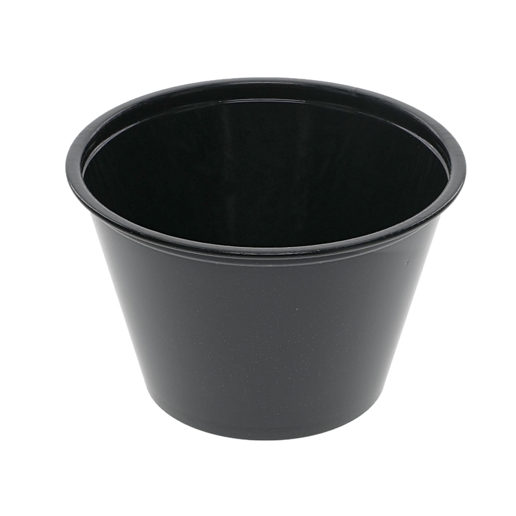 MONOGRAM BLACK PATTERN 4 OZ SINGLE PLY PLASTIC SIPPER CUP