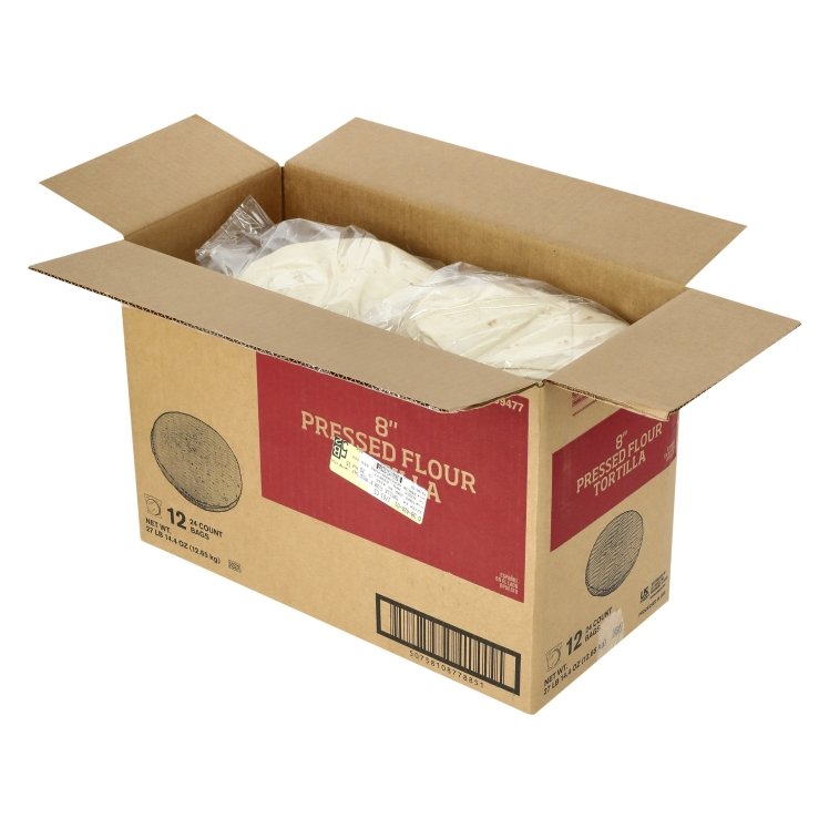 DEL PASADO FLOUR TORTILLAS 8 INCH PRESSED SHELF