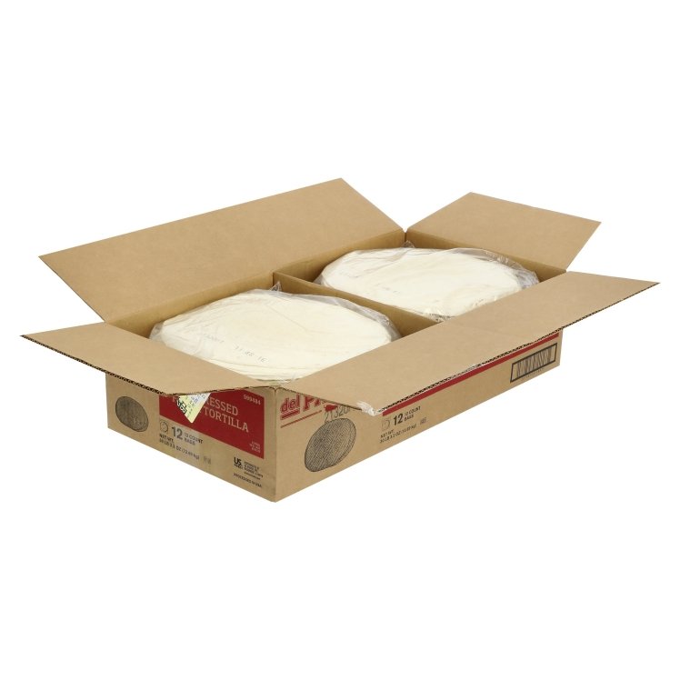 DEL PASADO TORTILLA FLOUR 12 PRESSED SHELF