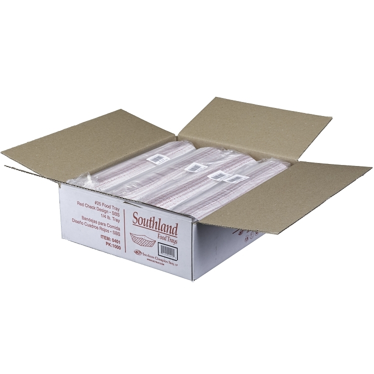 SOUTHLAND FOOD TRAY #25 1/4 LB
