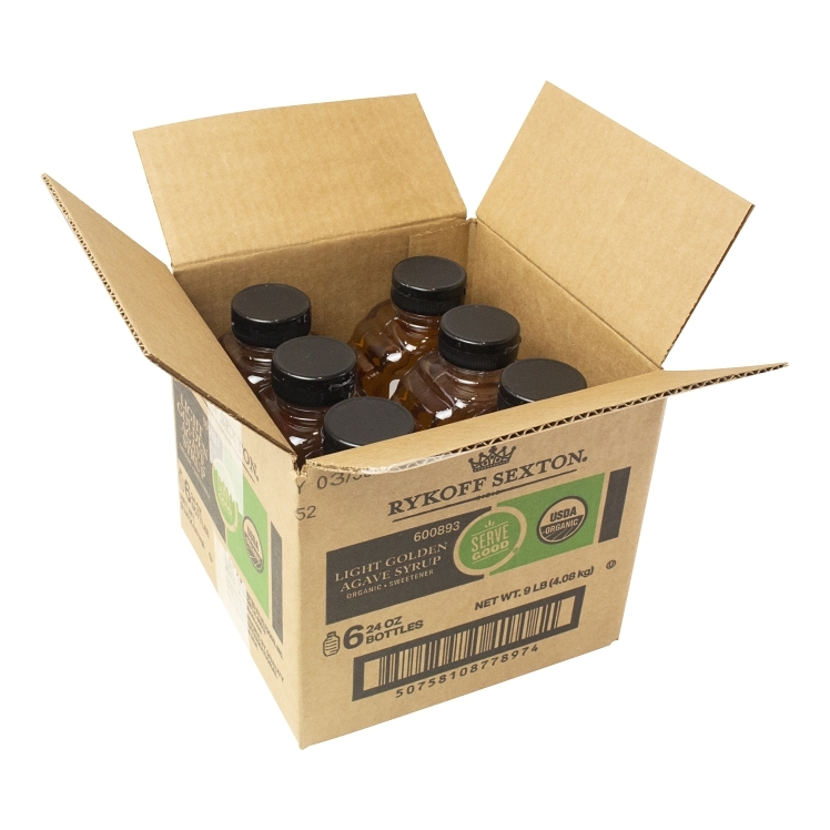 RYKOFF SEXTON ORGANIC AGAVE NECTAR SYRUP SWEETENER