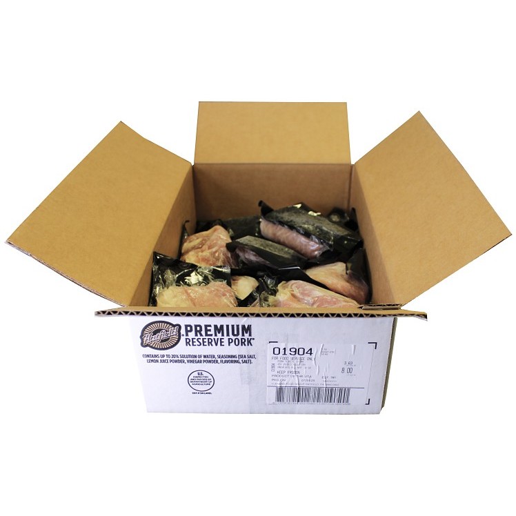 PREMIUM RESERVE PORK CHOP RIBEYE SEASONED RAW FROZEN 16/8OZ