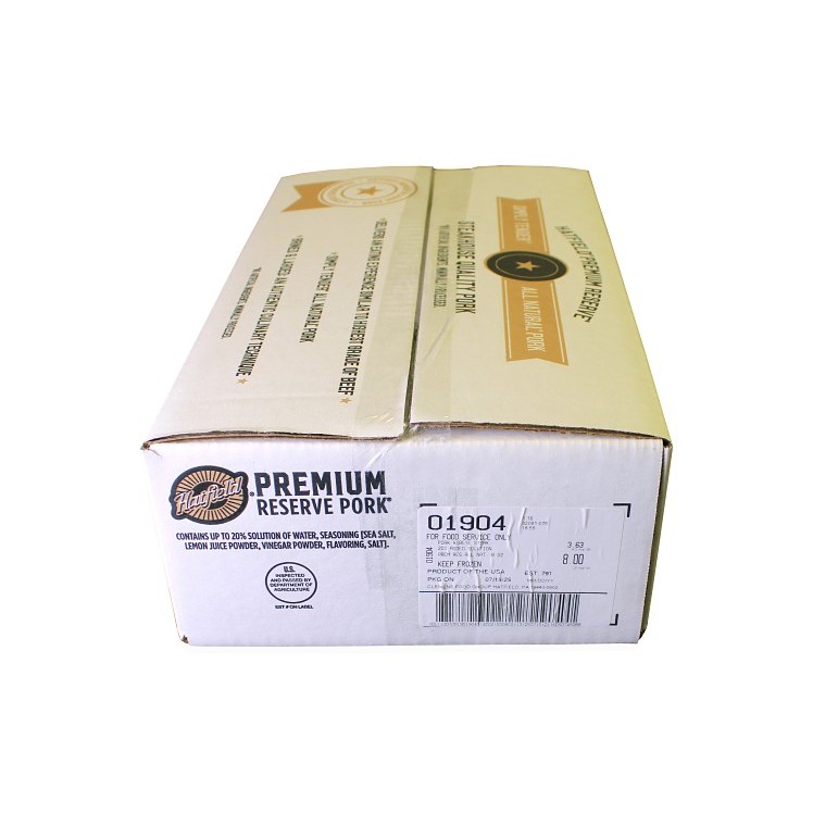 PREMIUM RESERVE PORK CHOP RIBEYE SEASONED RAW FROZEN 16/8OZ