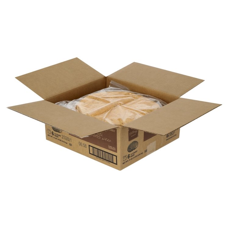 HILLTOP HEARTH TOMATO BASIL FLOUR TORTILLA 12