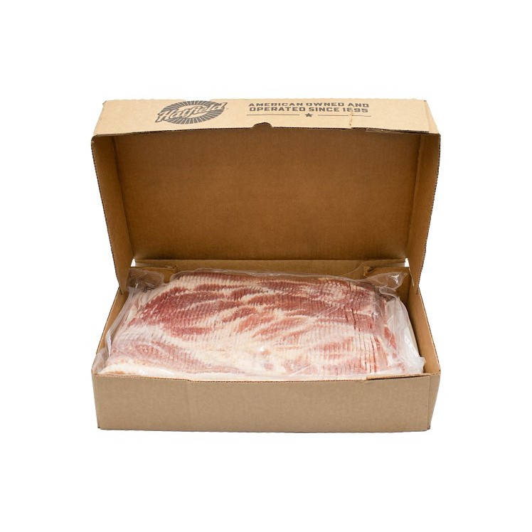 HATFIELD BACON 12-14 CT SLAB HARDWOOD SMOKED RAW REF