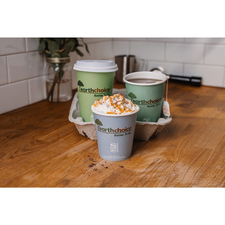 Pactiv Mover 32 Oz Molded Fiber W/O Handle Cruiser Paper Drink Carrier 32lb Oz Cup