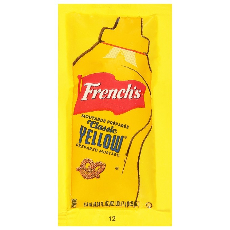 FRENCH YELLOW MUSTARD PACKETS