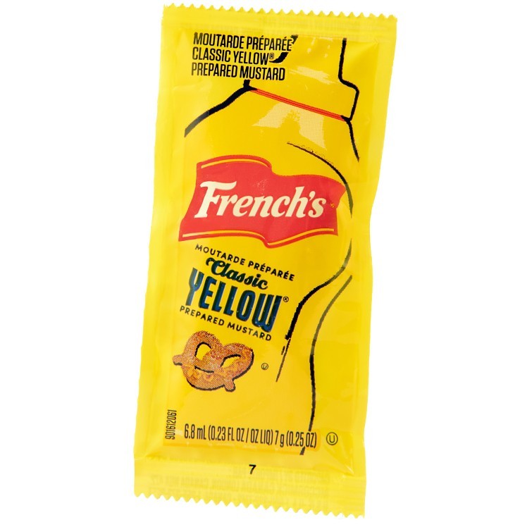 FRENCH YELLOW MUSTARD PACKETS