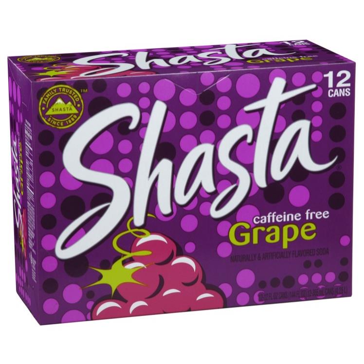 SHASTA GRAPE SODA