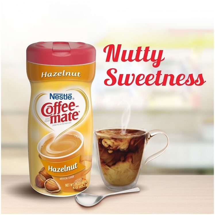 COFFEE-MATE NON-DAIRY HAZELNUT POWDER CREAMER  SHELF STABLE