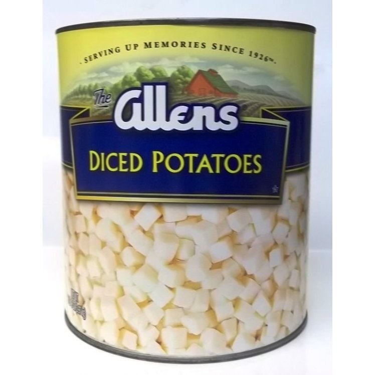 ALLENS POTATO, DICED WHITE CANNED FANCY