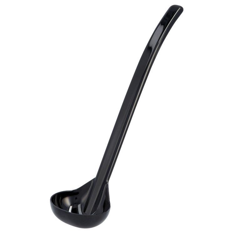 CARLISLE FOODSERVICE PRODUCTS LADLE, 1 OUNCE POLYPROPYLENE BLACK 9.5 INCHES