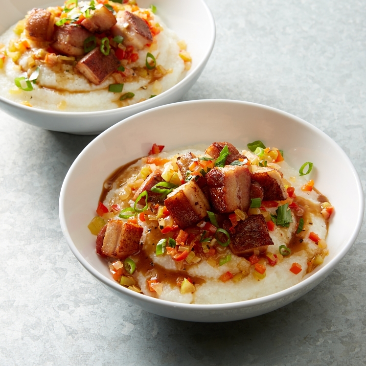 CHEF'S LINE PORK DICED BELLY HICKORY SMOKED COOKED