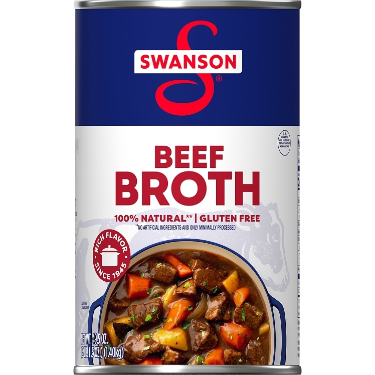 SWANSON BEEF BROTH LIQUID SHELF STABLE CAN