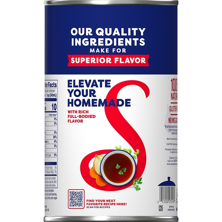 SWANSON BEEF BROTH LIQUID SHELF STABLE CAN
