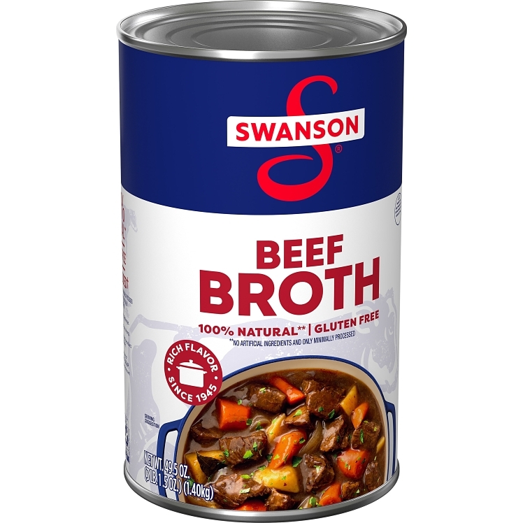 SWANSON BEEF BROTH LIQUID SHELF STABLE CAN
