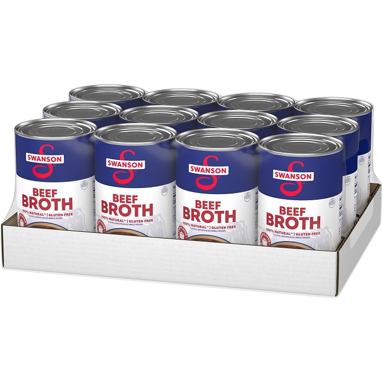 SWANSON BEEF BROTH LIQUID SHELF STABLE CAN
