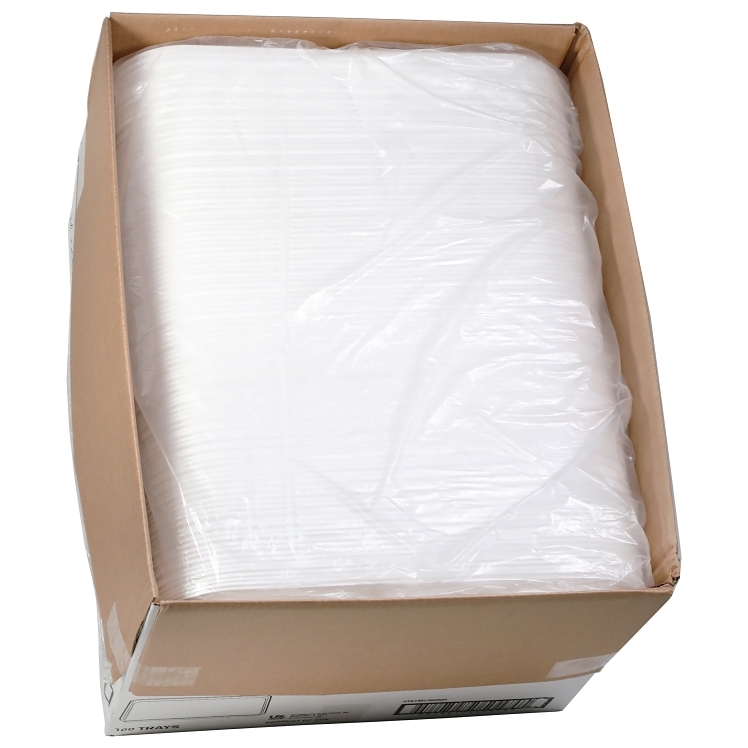 MONOGRAM TRAY, FOAM SERVING 14 X 18 1 COMPARTMENT WHITE