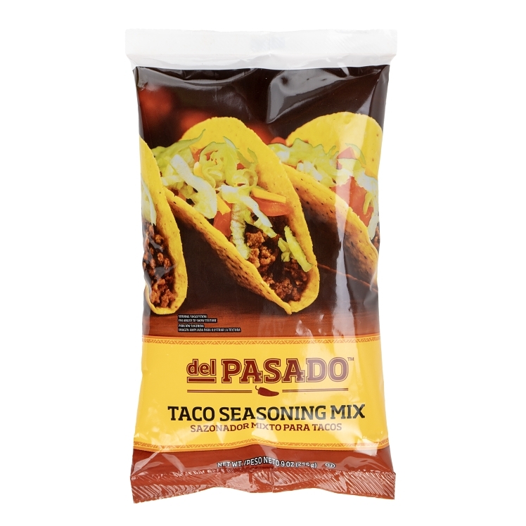 DEL PASADO TACO POWDER BAG SHELF SEASONING