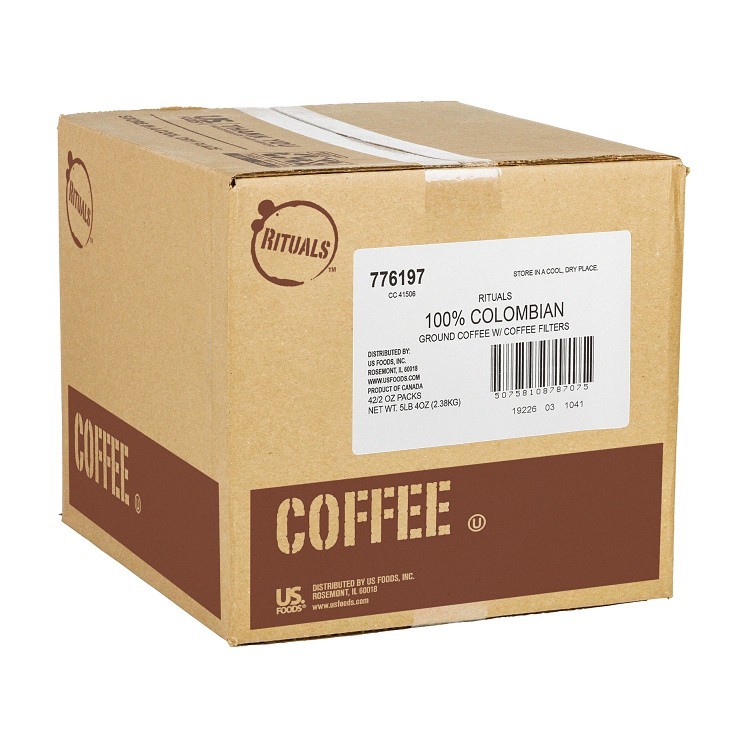 RITUALS COFFEE, GROUND 100% COLOMBIAN FOIL
