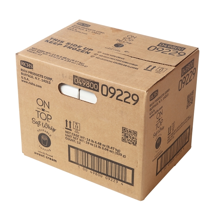 RICH'S ON TOP WHIPPED LIQUID SWEET CREAM