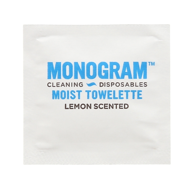 MONOGRAM MOIST LEMON SCENT TOWELETTE