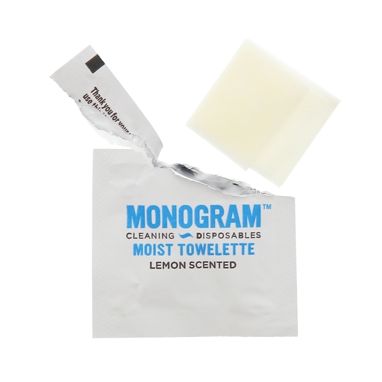 MONOGRAM MOIST LEMON SCENT TOWELETTE