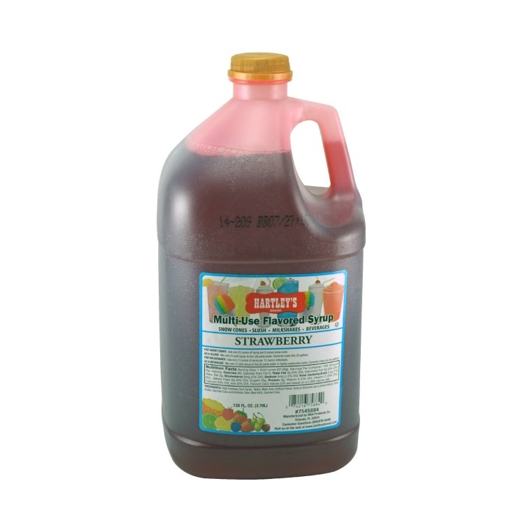 HARTLEYS STRAWBERRY FOUNTAIN SYRUP