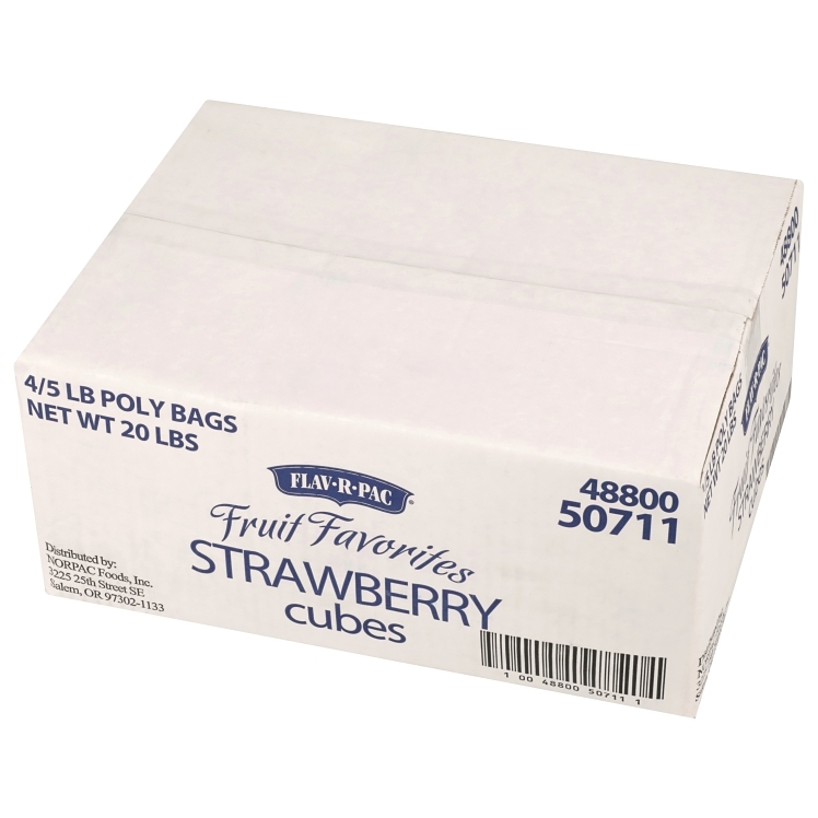FLAV-R-PAC FRUIT FAVORITES STRAWBERRY CUBES