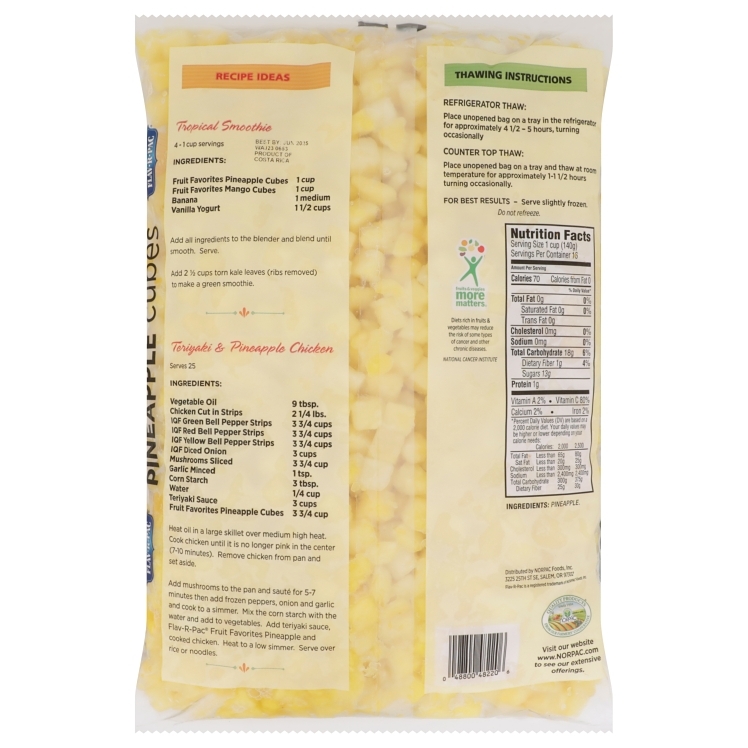 FLAV-R-PAC PINEAPPLE CUBES