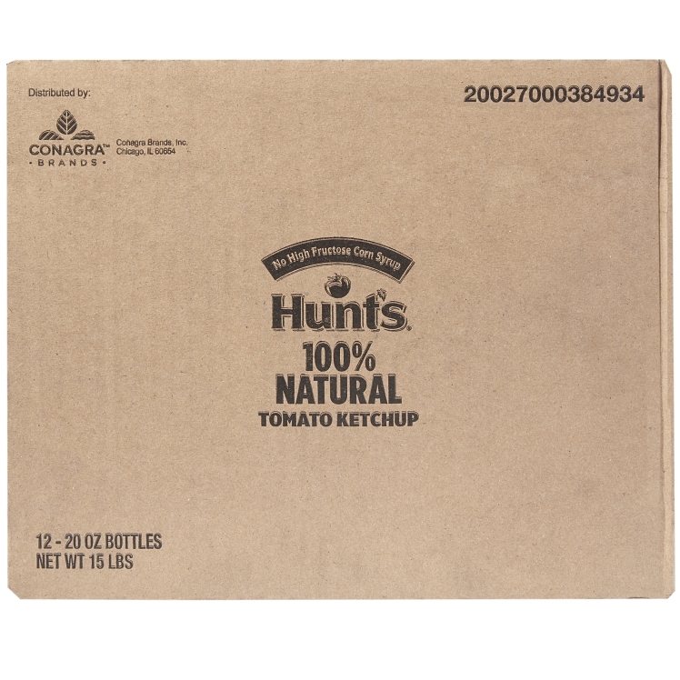 HUNTS 100% NATURAL BEST EVER KETCHUP